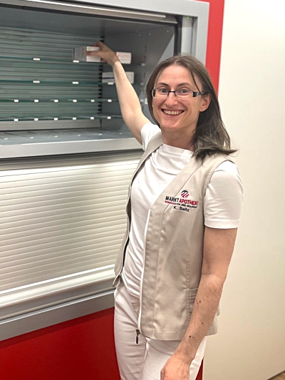 Pharmazeutisch-technische Assistentin, Pharmazeutisch-kaufmänische Angestellte Karin Seitz