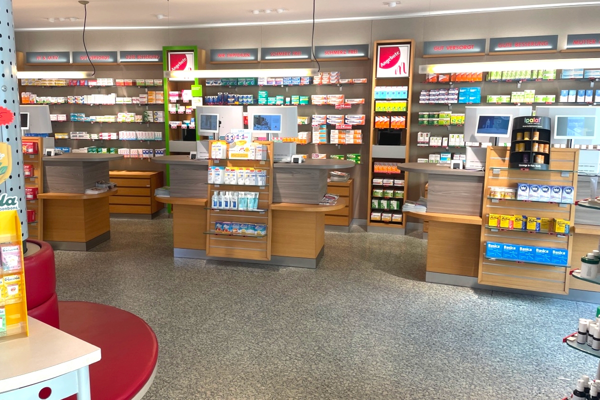 Innenansicht der Markt Apotheke Gunzenhausen
